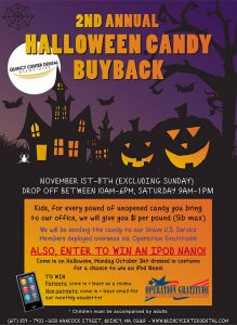 2nd Annual Halloween Candy Buyback
